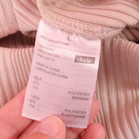 Elodie | Pull On Ribbed Knit Flare Pants Large - Picture 6 of 6